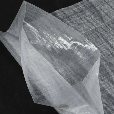 Gulungan kain tenunan pp transparan